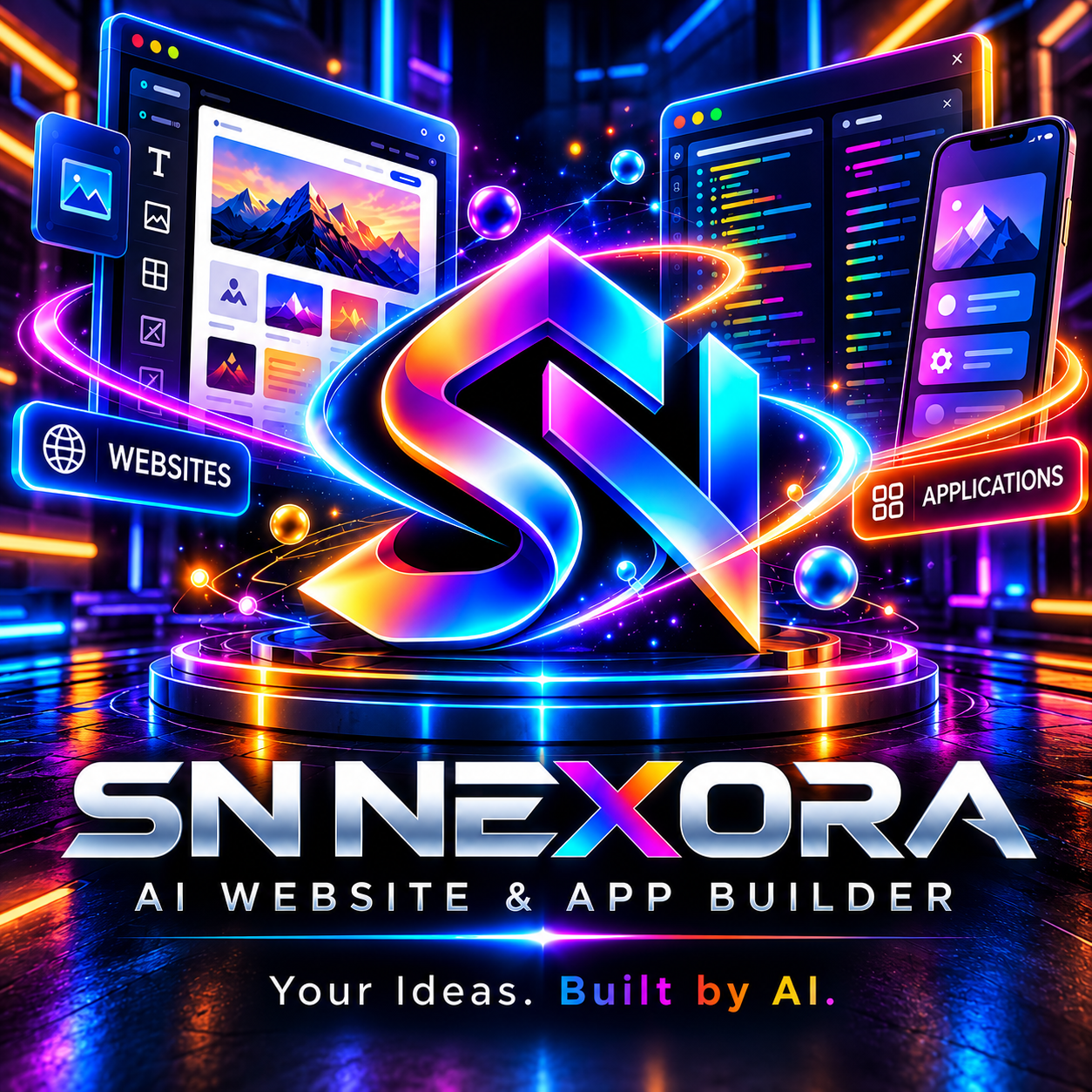 SN NEXORA — AI website and app builder